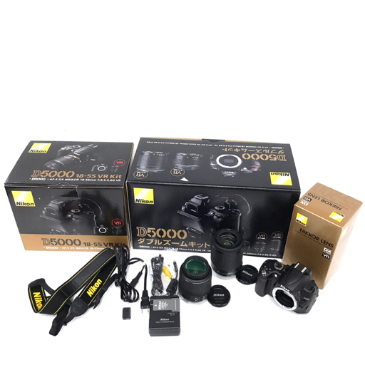 定番，お買い得 Nikon D5000 デジタル一眼レフカメラ ダブルズームキット 18-55mm F3.5-5.6G VR 55-200mm F4-5.6G IF-ED(ニコン)｜売買されたオークション情報、yahooの商品情報をアーカイブ公開 - オークファン ニコン