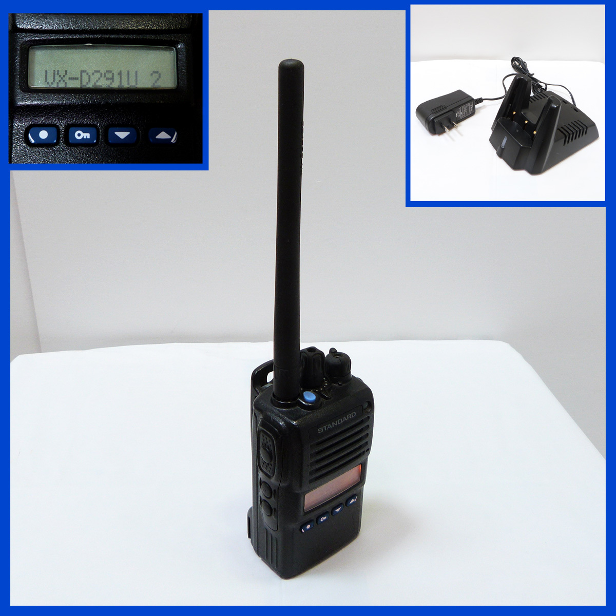 VX-D291U デジタル簡易無線 登録局 :動作OK(ユーザーコード，秘話変更