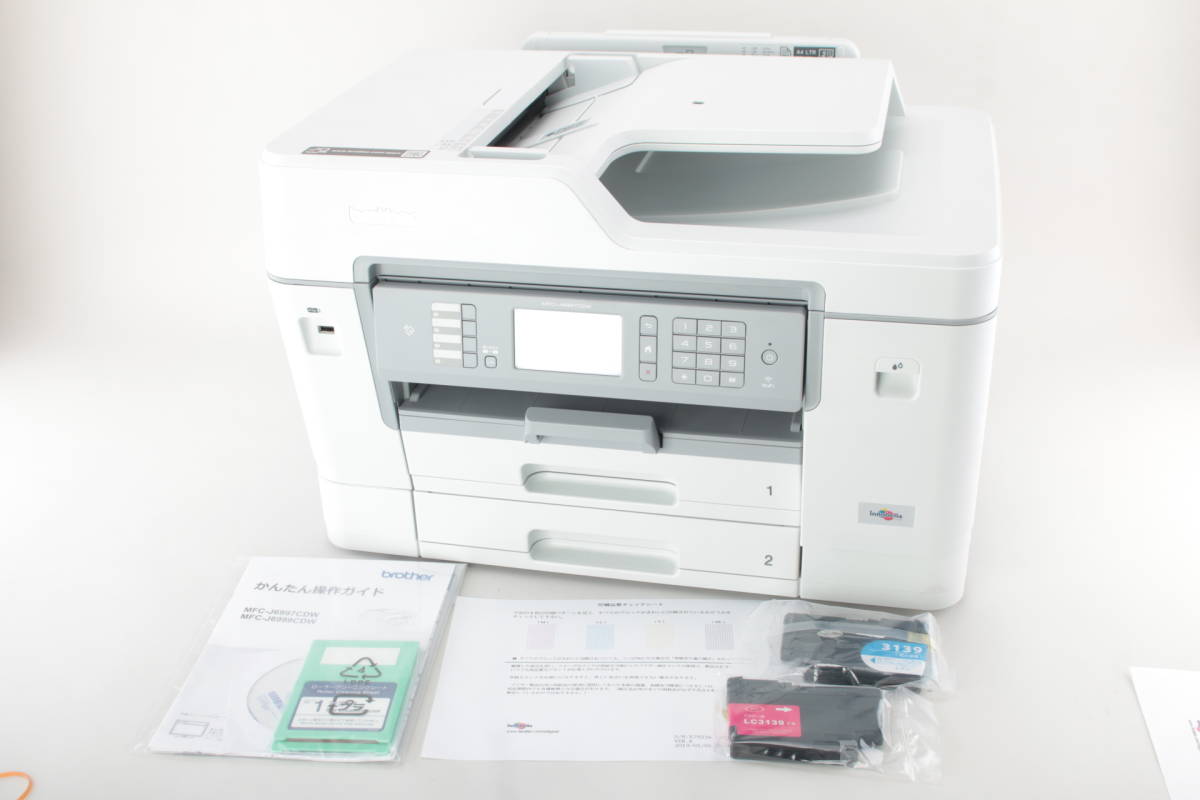 動作確認済☆ 美品 brother MFC-J6997CDW A3 FAX ADF搭載複合機