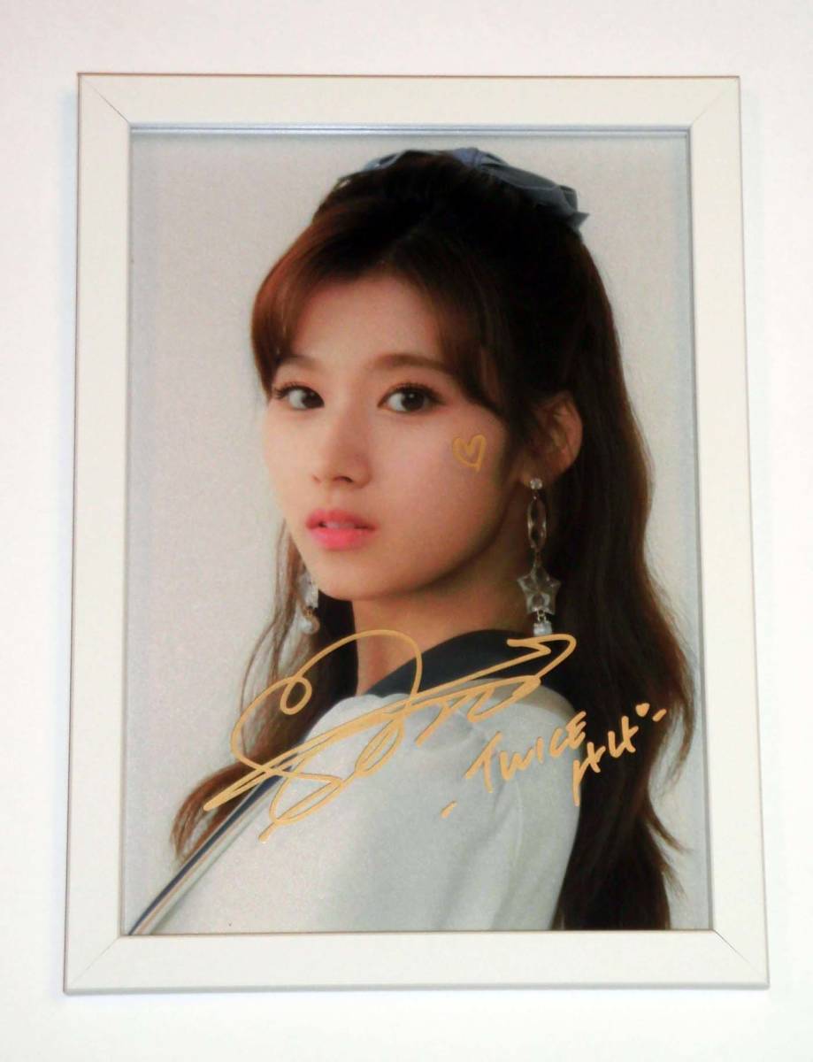 TWICE サナ 直筆サイン入りチェキ チェキ 公式通販 ONCE JAPAN特典