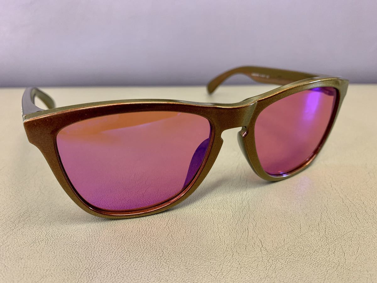 高品質，格安 オークリー OAKLEY フロッグスキン FROGSKINS プリズムトレイル アジアンフィット + おまけ2コ(セル、プラスチックフレーム)｜売買されたオークション情報、yahooの商品情報をアーカイブ公開 - オ セル、プラスチックフレーム