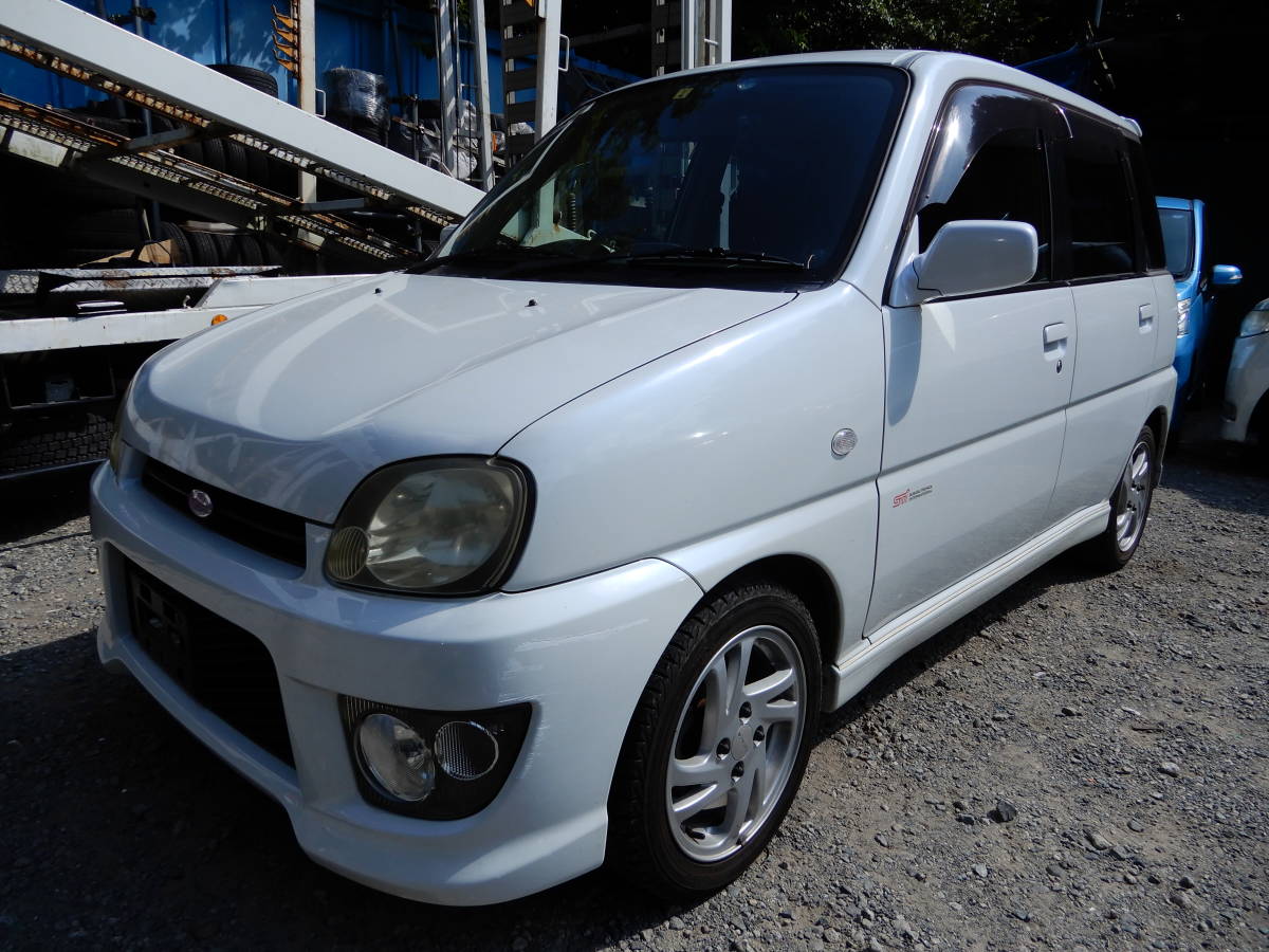 プレオ4WD マイルドチャージャー部品取り車体丸
