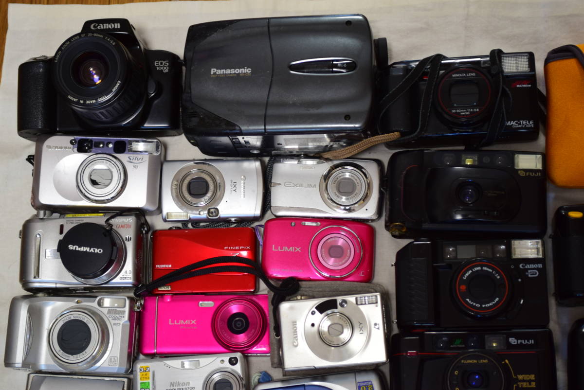 SN】フィルムカメラ 11点まとめて ジャンク Canon OLYMPUS-35SP FUJICA