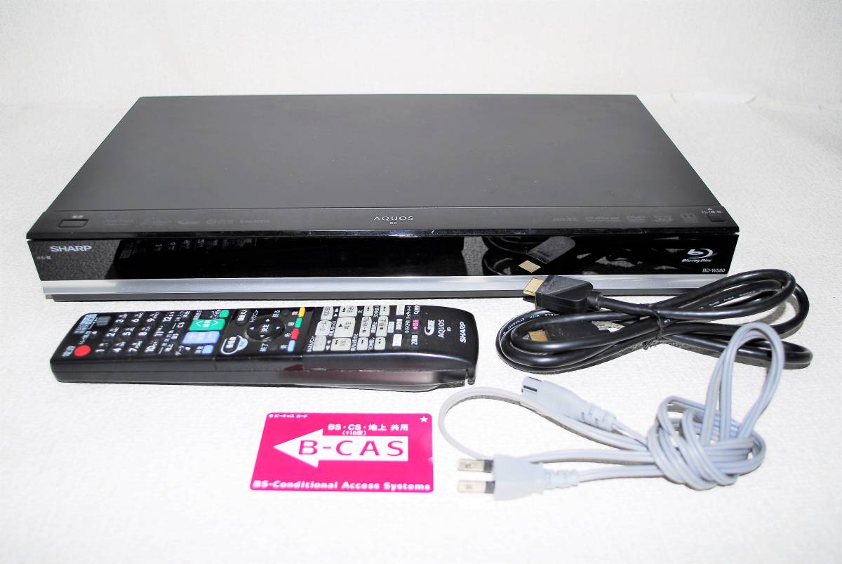 SHARP シャープ BDレコーダー ブルーレイディスク BD-W580 2016年製