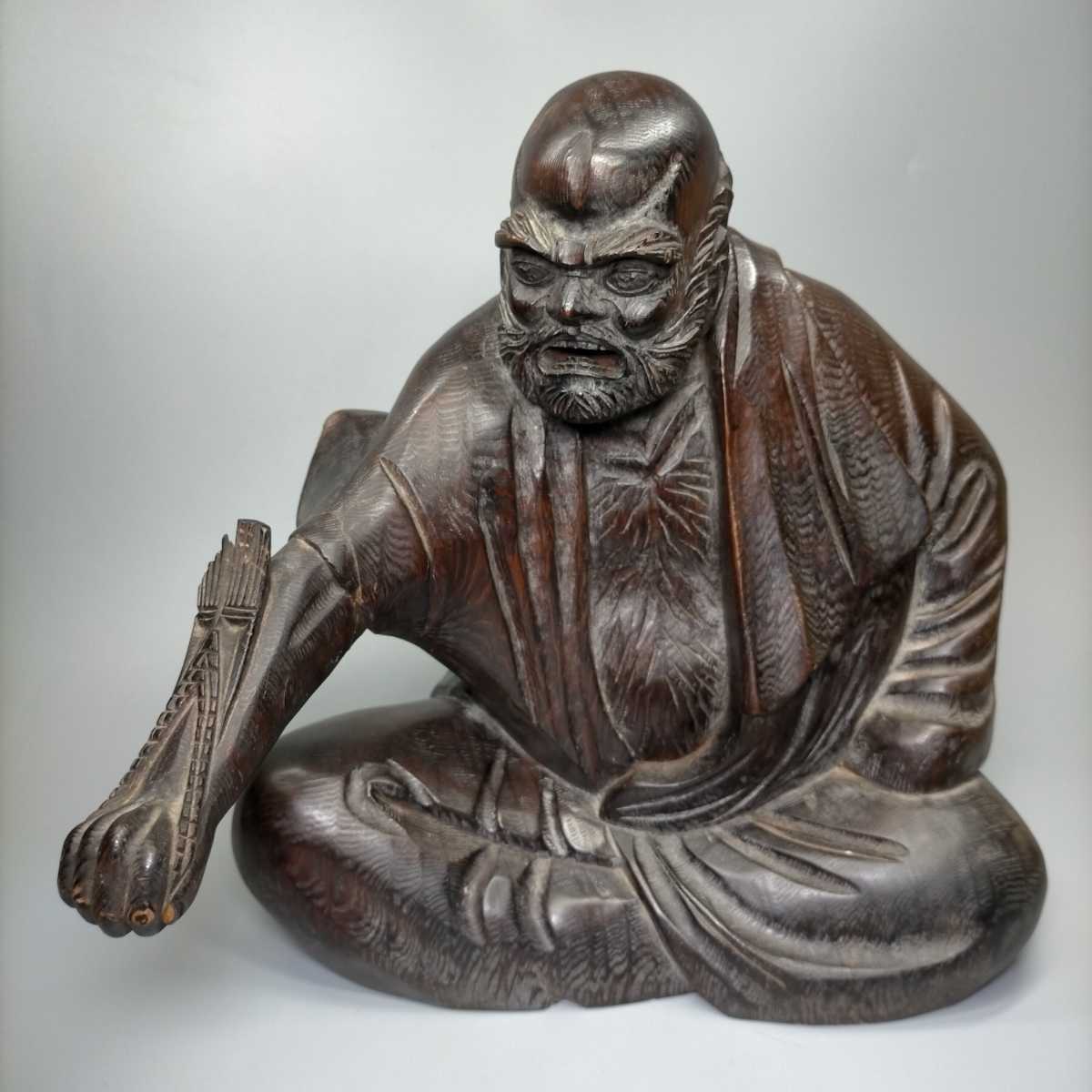 木造彫刻 達磨像 置物 木彫 細密細工 達磨大師 仏像 古美術品(仏像)｜売買されたオークション情報、yahooの商品情報をアーカイブ公開 ...