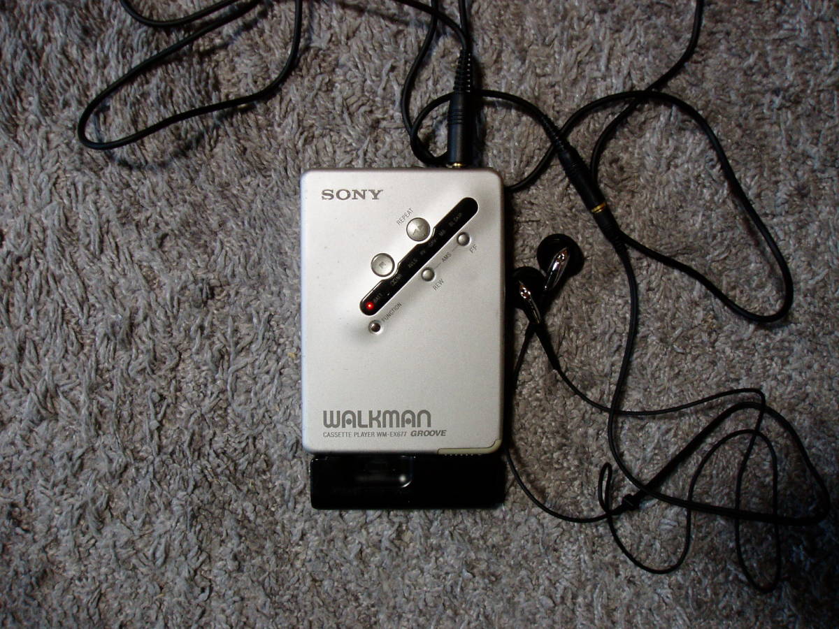SONY WALKMAN WM-GX677 ベルト交換済 SONY：WALKMANウォークマン交換用ベルトの正解！安価で買える高精度 WM