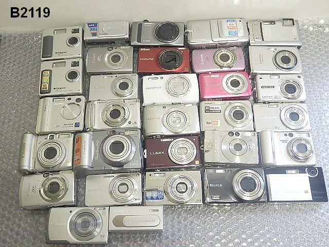 安い買取オンライン B2119M まとめ売り！ コンパクトデジタルカメラ 31
