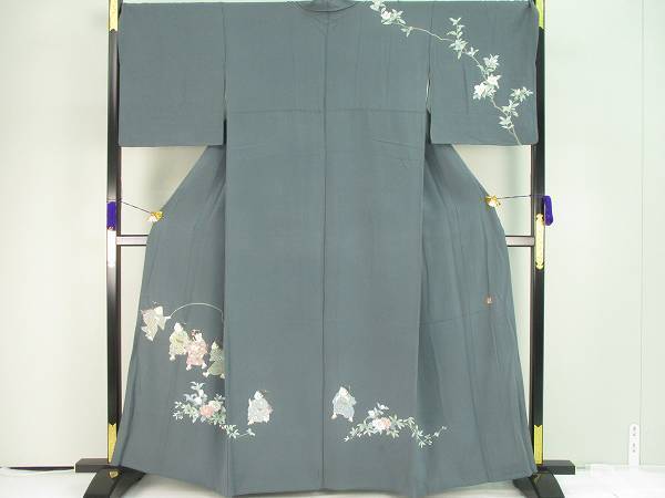 【新作登場，2026】 着物ふぁんた 作家物 落款有り 友禅 人物文 椿 フォーマル向け 訪問着 t4925(仕立て上がり)｜売買されたオークション情報、yahooの商品情報をアーカイブ公開 - オークファン 仕立て上がり