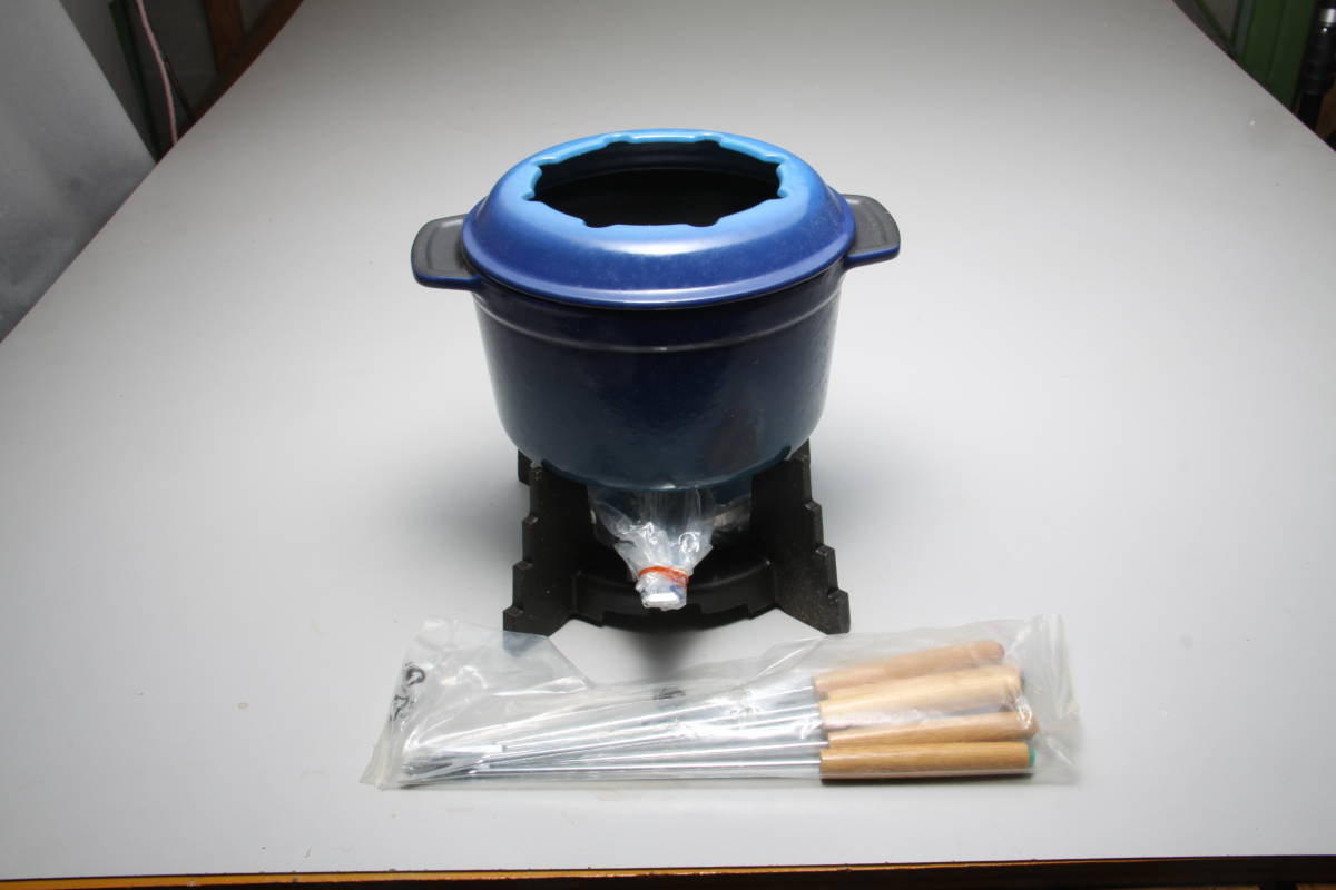 驚きの破格値，驚きの破格値，HOT ストウブ STAUB 倉庫開放 旧在庫処分 チーズフォンジュ ブルー(調理器具)｜売買されたオークション情報、yahooの商品情報をアーカイブ公開 - オークファン その他