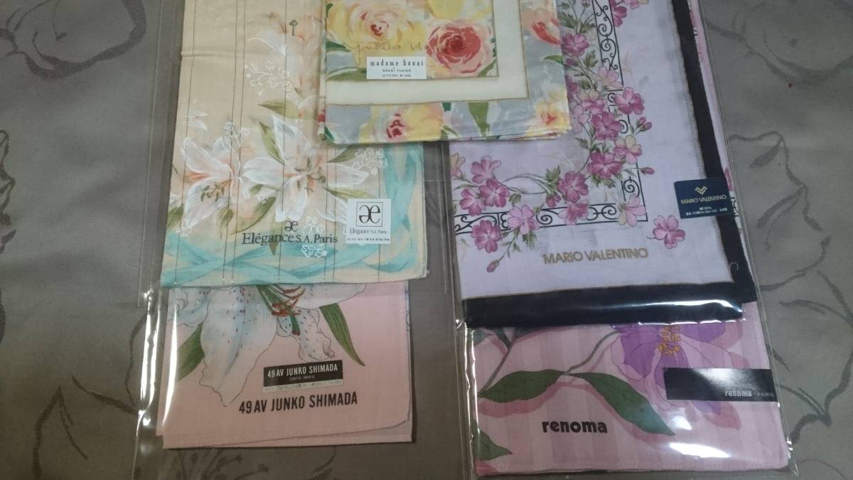 花柄ブランドハンカチ５枚 フェイラーハンドタオル１枚 女性用 売買されたオークション情報 Yahooの商品情報をアーカイブ公開 オークファン Aucfan Com