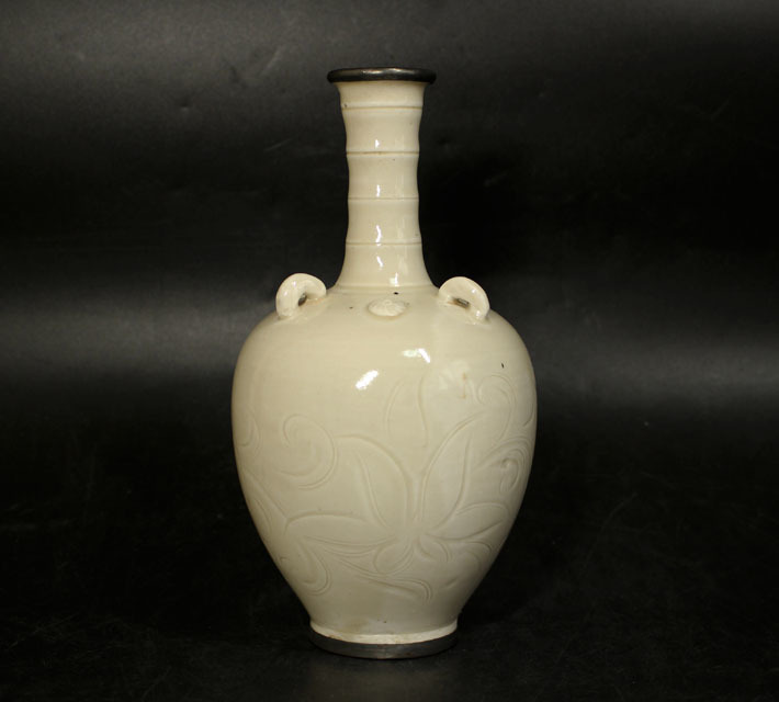 唐物 中国美術 時代物 宋 古陶磁 | 刻花牡丹文碗 定窯白磁 白磁 Yahoo