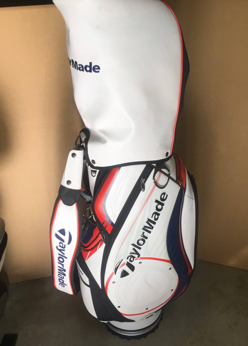 定番，人気 B21b42D TaylorMade テーラーメイド ゴルフバック キャディバック ホワイト(テーラーメイド)｜売買されたオークション情報、yahooの商品情報をアーカイブ公開 - オークファン キャディバッグ