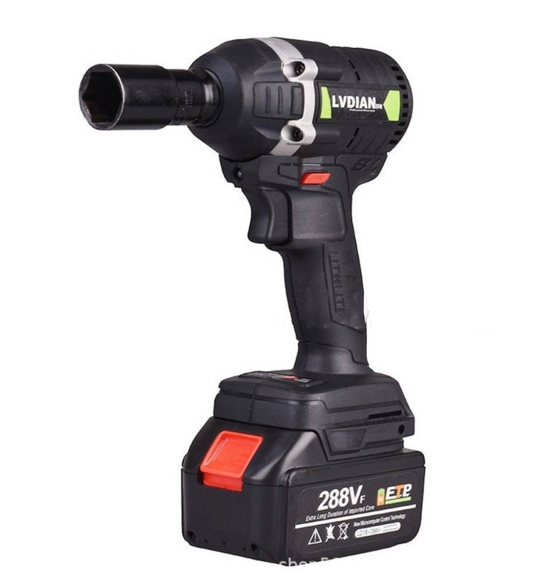全国無料，安い バッテリー付き 電動インパクトレンチ 110-240V 630N m 288VF コードレス 電動レンチブラシ リチウムイオンバッテリー(本体)｜売買されたオークション情報、yahooの商品情報をアーカイブ公開 - オ インパクトレンチ