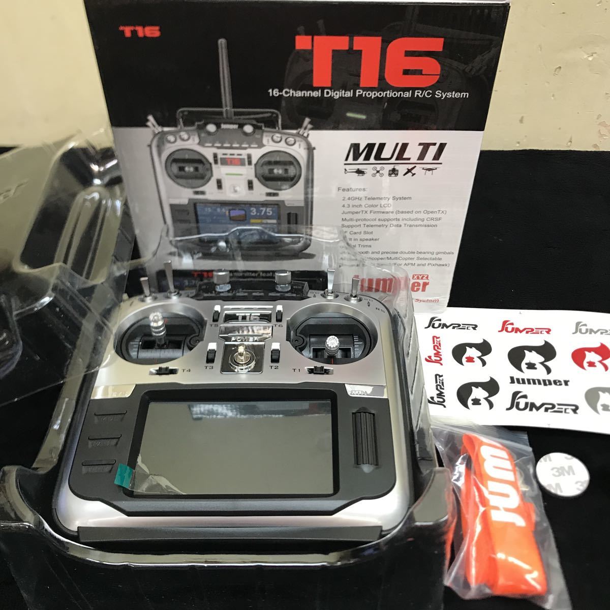 新品 T16 Pro JUMPER HALL V2 マルチプロトコル プロポ送信機 4.3