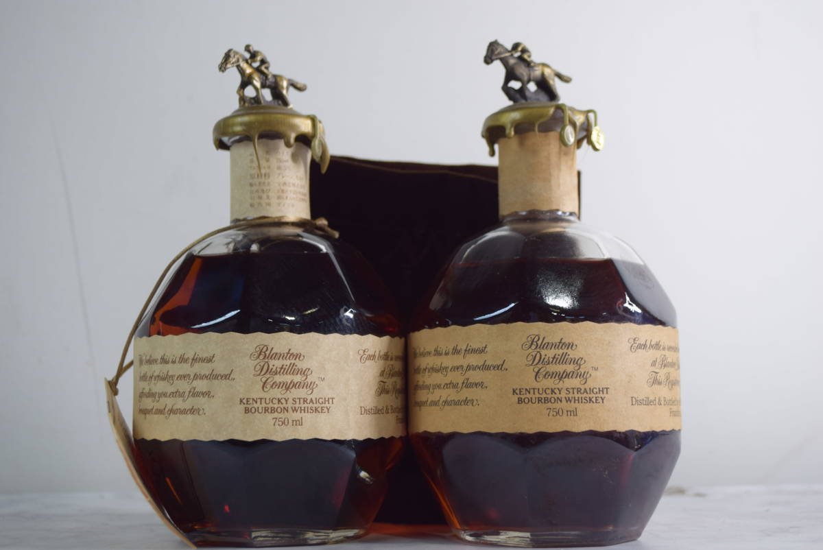 【爆買い，人気SALE】 古酒 ブラントン シングルバレル 一つ巾着付 750ml 46.5% バーボン Blanton 2本セット(バーボン)｜売買されたオークション情報、yahooの商品情報をアーカイブ公開 - オークファン バーボン