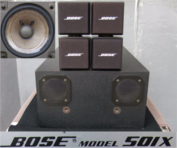 販売通販店 ☆BOSE ボーズ 501X キューブスピーカーシステム 重低音
