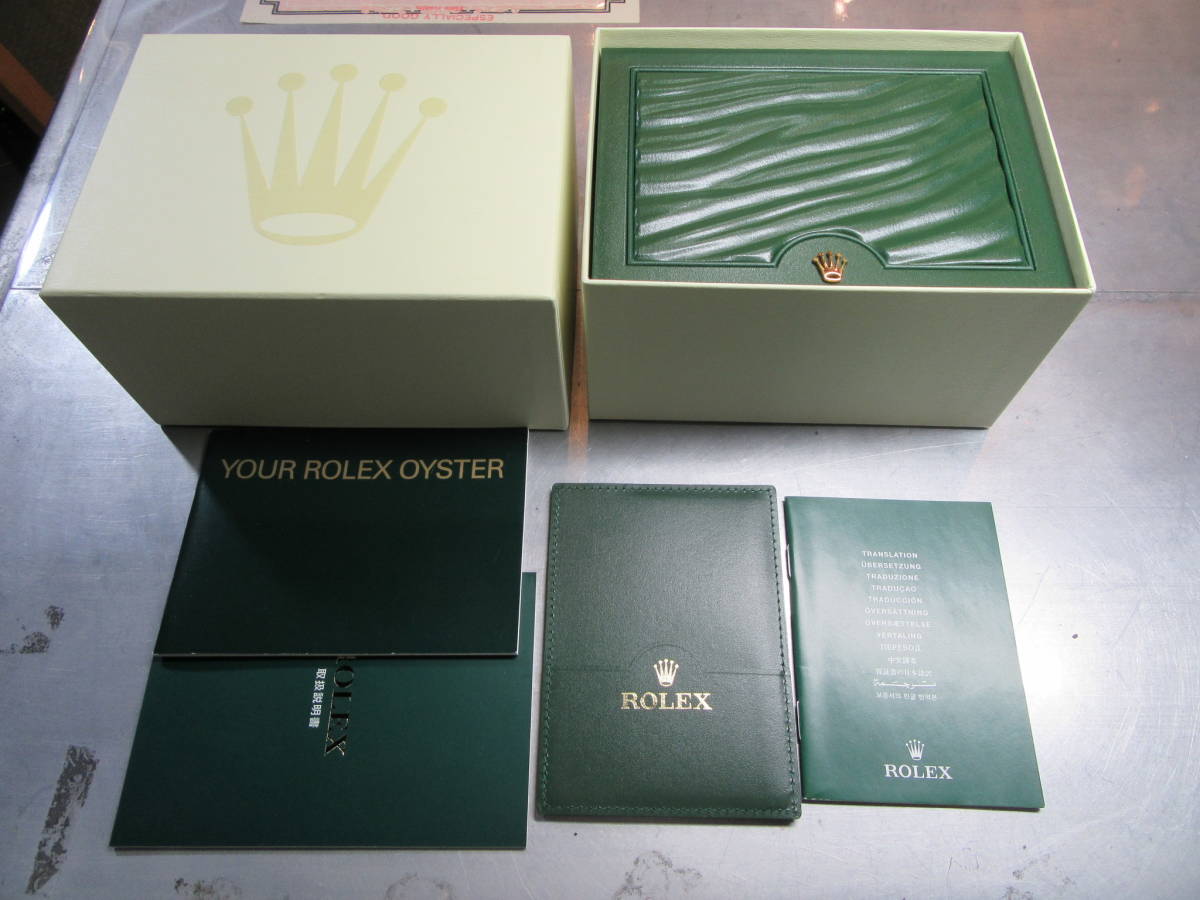 ◆FUJI　ロレックス　外箱　ボックス ROLEX ロレックス BOX 箱 ケース 小冊子付き ROLEXロレックスBOX箱