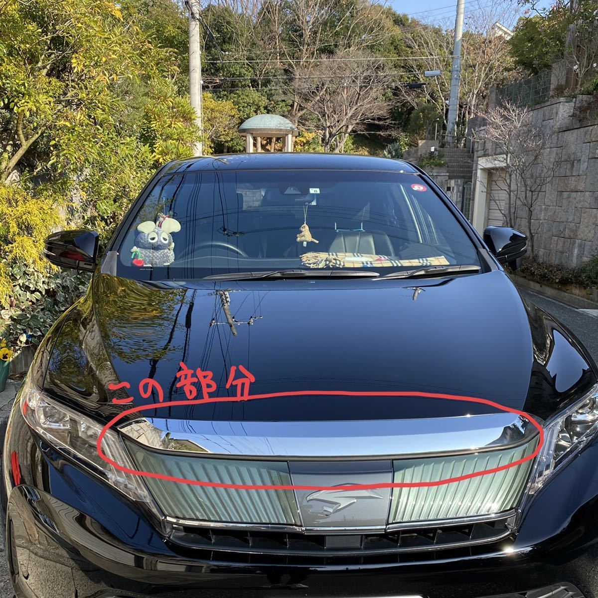 TOYOTA トヨタ純正 60系 ハリアー 後期 ボンネットフードモール メッキ TOYOTA トヨタ純正 60系 ハリアー 後期 ボンネットフードモール メッキ