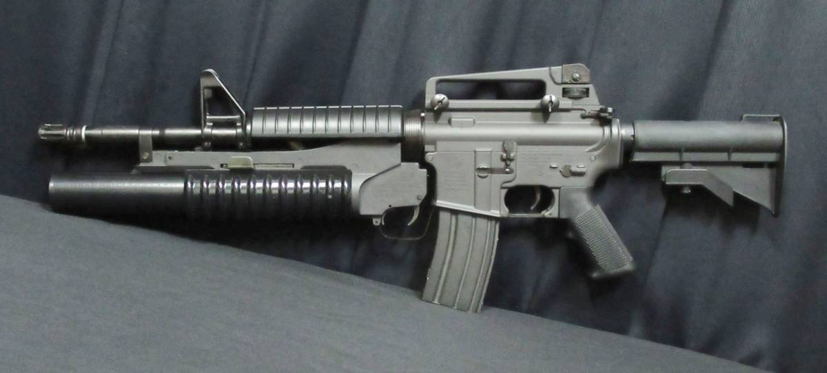 Colt M203 電動ガン M4A1 CABINE グレネードランチャー TOKYO MARUI COLT M4A1 CARBINE / M203 GRENADE LAUNCHER 』＊東京