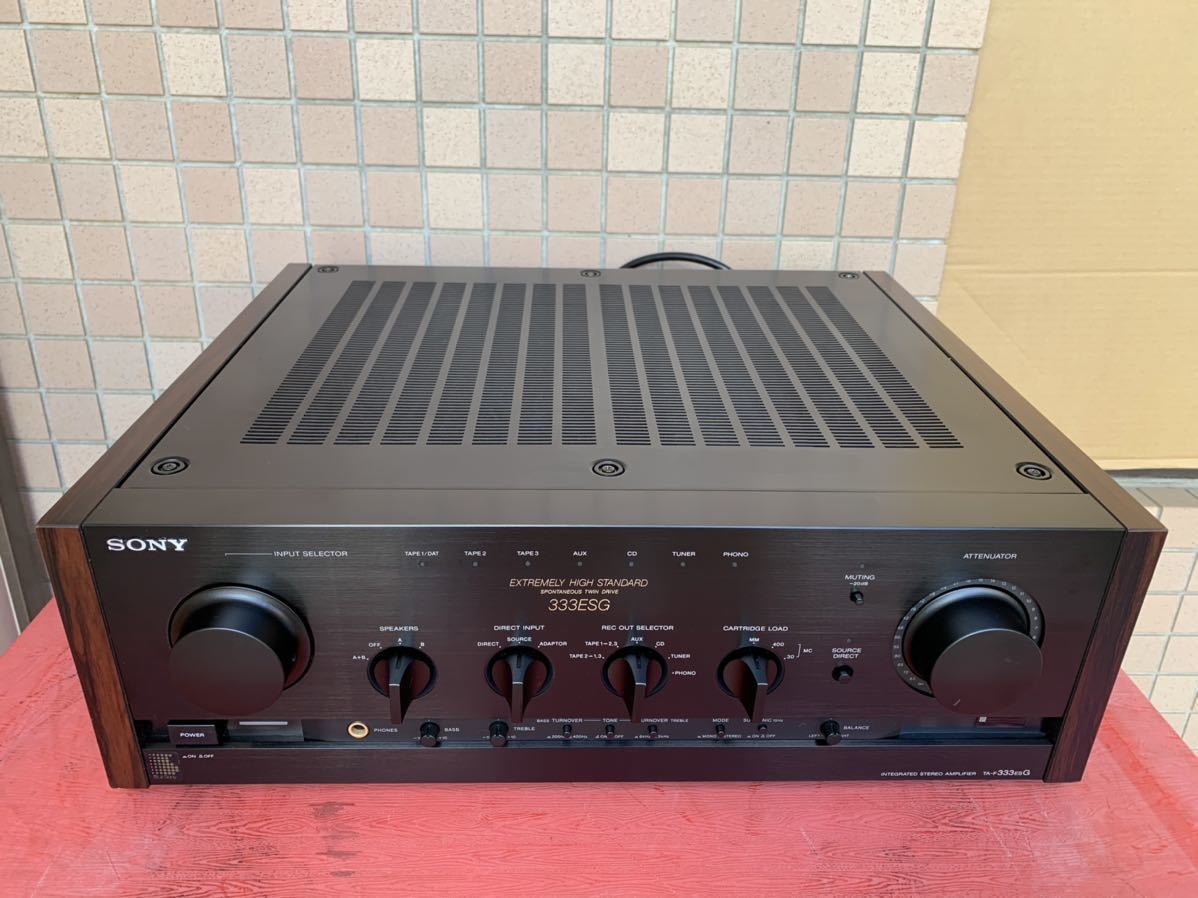  SONY プリメインアンプ TA-F333ESG 代替リモコン付(ソニー)｜売買されたオークション情報、yahooの商品情報をアーカイブ公開 - オークファン ソニー