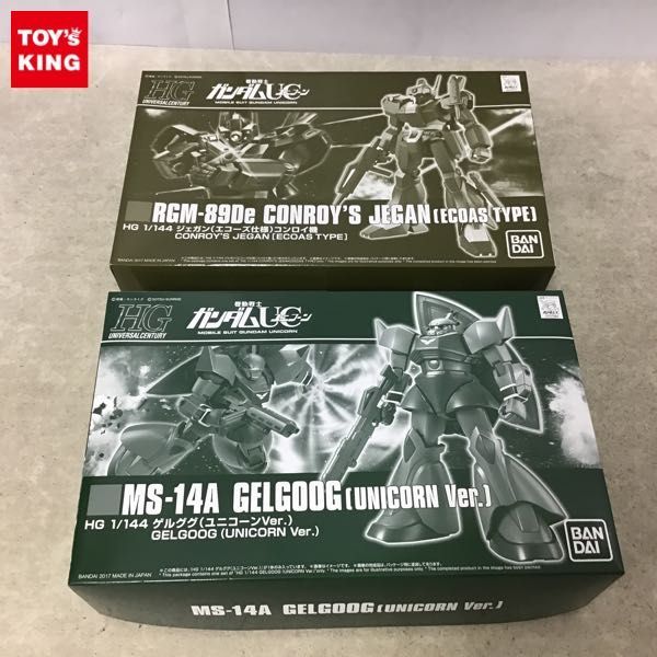 【品質保証，限定セール】 1円 バンダイ HGUC 1/144 機動戦士ガンダムUC ゲルググ ユニコーンVer. ジェガン エコーズ仕様 コンロイ機(プラモデル)｜売買されたオークション情報、yahooの商品情報をアーカイブ公開 - オーク その他