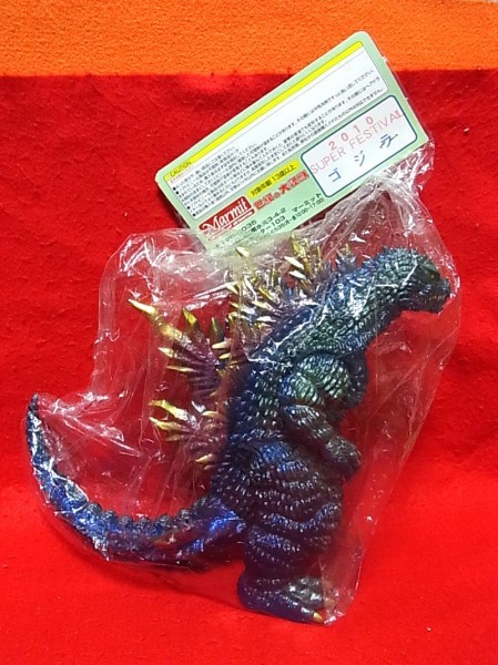 マーミット　ミレニアムゴジラ　2000 クリアラメ ゴジラミレニアム ミレゴジ/ソフビ ラメ塗装/マーミット MARMIT