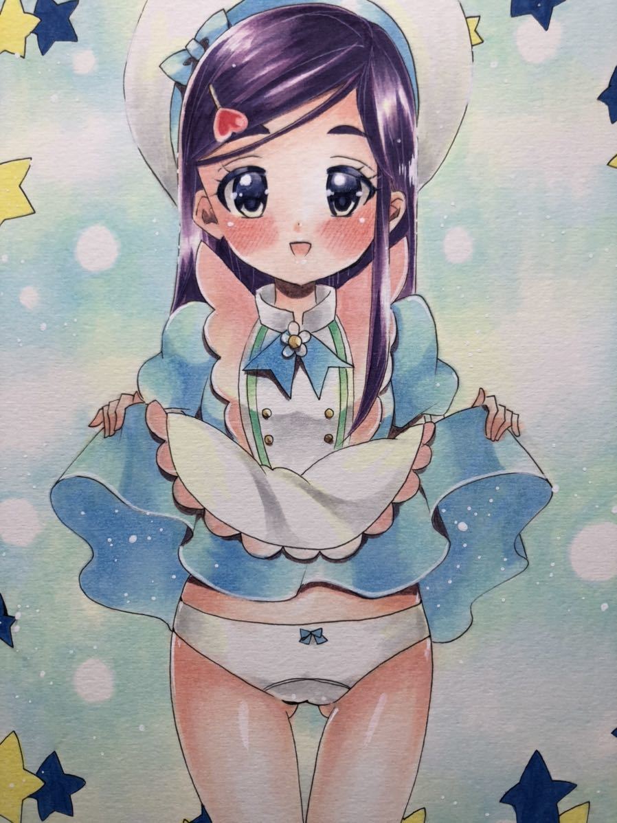 手描きイラスト ＊ふたりはプリキュア＊キュアホワイト＊雪城ほのか