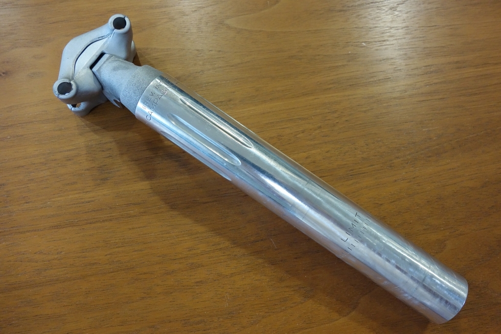 ビンテージ カンパニョーロ レコード シートポスト 27.2 Campagnolo カンパニョーロ 旧SUPER RECORD シートポスト 27.2mm