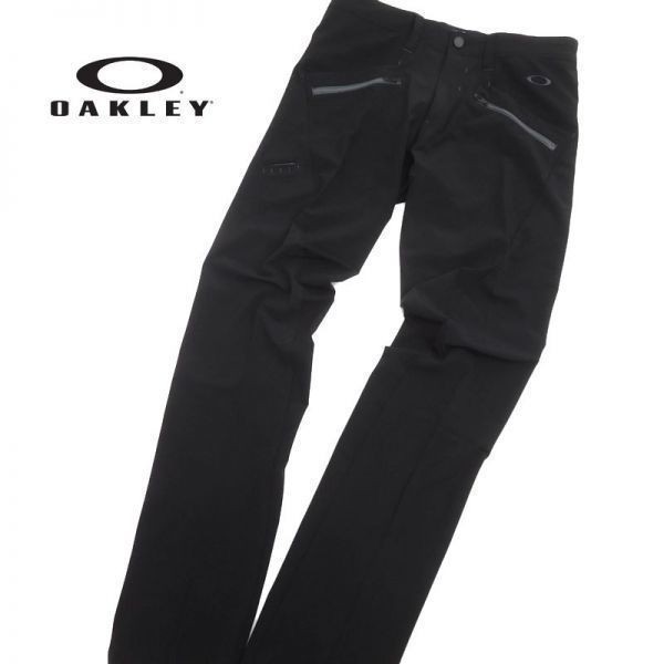 【正規品，SALE】 OAKLEY オークリー ゴルフ スカル 立体裁断 撥水 軽量 高通気 ストレッチ テーパード パンツ 422574 黒 JP:34 032 out0303d(86cm～)｜売買されたオークション情報、yahooの商品情報をアーカイブ公開 - オ パンツ、スラックス