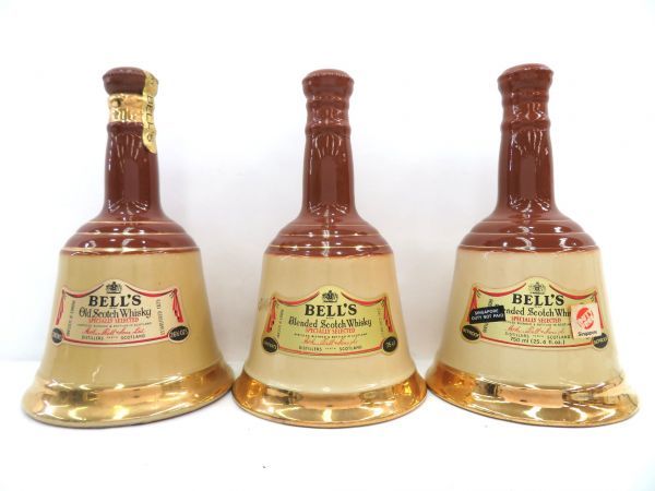 古酒 3本セット BELL'S BELLS ベルズ ブレンデッド オールド スコッチ