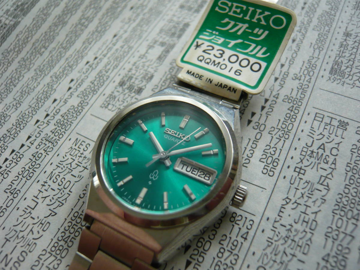 3)レア 未使用品 稼働中 SEIKO セイコー ジョイフル レディ 自動巻き 