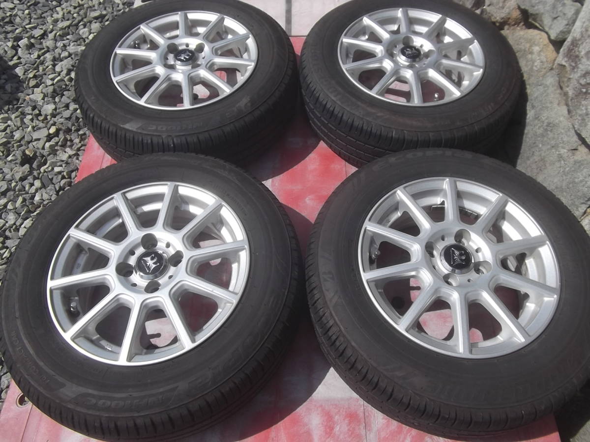 バリ山 14インチ×5.5J+38 アルミ PCD100-4H 175/70R14 2018年
