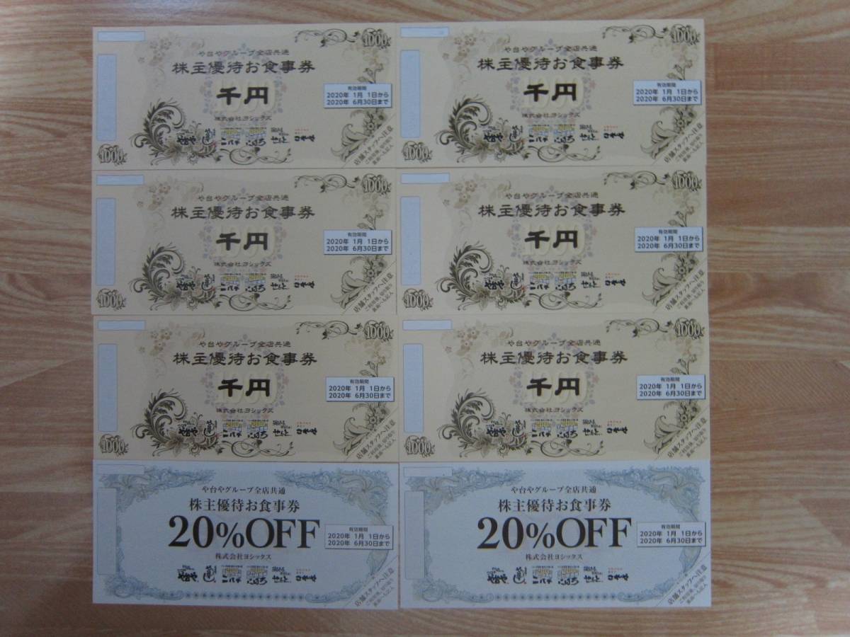 ヨシックス 株式優待 1000円×3枚＆割引券10枚 ヨシックス 株主優待