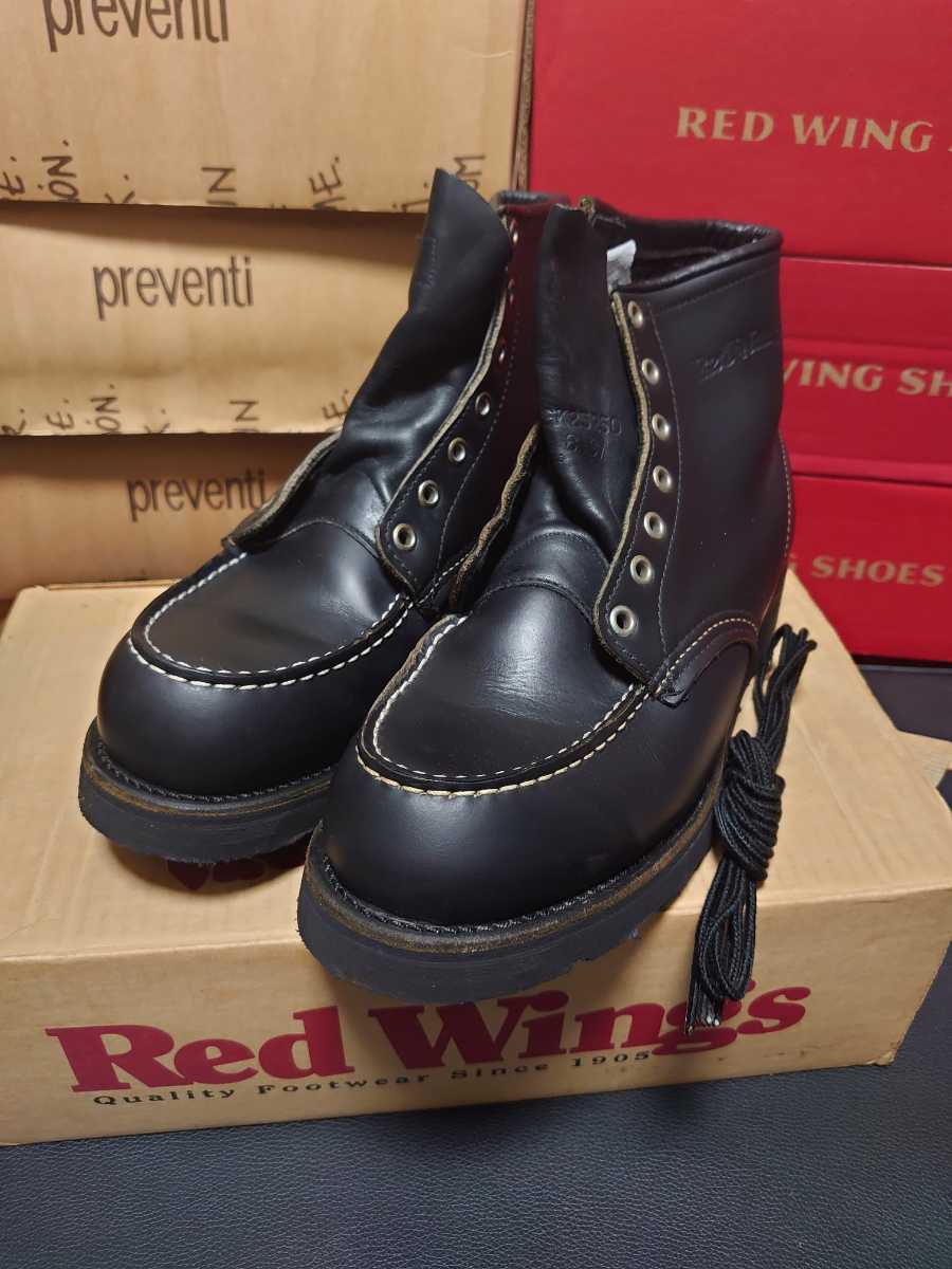 REDWING 8137 9D（27.0）オールブラック 羽根タグ アイリッシュ