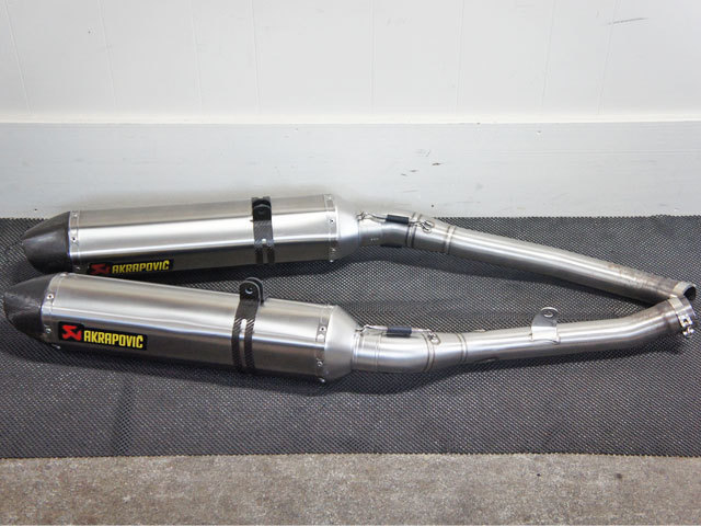 S0850【ZX-14 ZZR1400 AKRAPOVIC アクラポビッチ ヘキサゴナル チタン