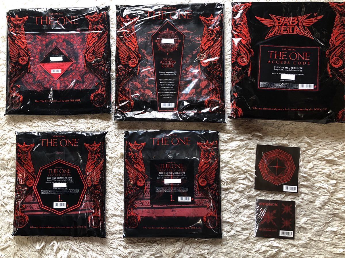 【全国無料，得価】 BABYMETAL まとめ売り 5年分メンバーズプロジェクト THE ONE 限定商品(Tシャツ、シャツ)｜売買されたオークション情報、yahooの商品情報をアーカイブ公開 - オークファン Tシャツ、シャツ