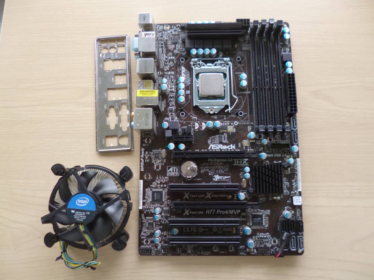 intel i7 3770 asrock H77 Pro4/MVP 諸々セット 純正超高品質 ASRock