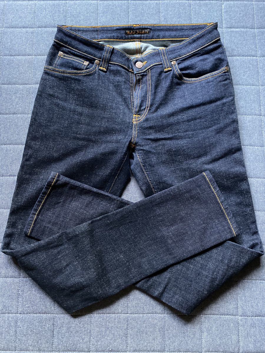 最安値，得価 Nudie Jeans co ヌーディージーンズ SKINNY LIN スキニー デニムパンツ 32inc 32インチ(ヌーディージーンズ)｜売買されたオークション情報、yahooの商品情報をアーカイブ公開 - オークファン ヌーディージーンズ