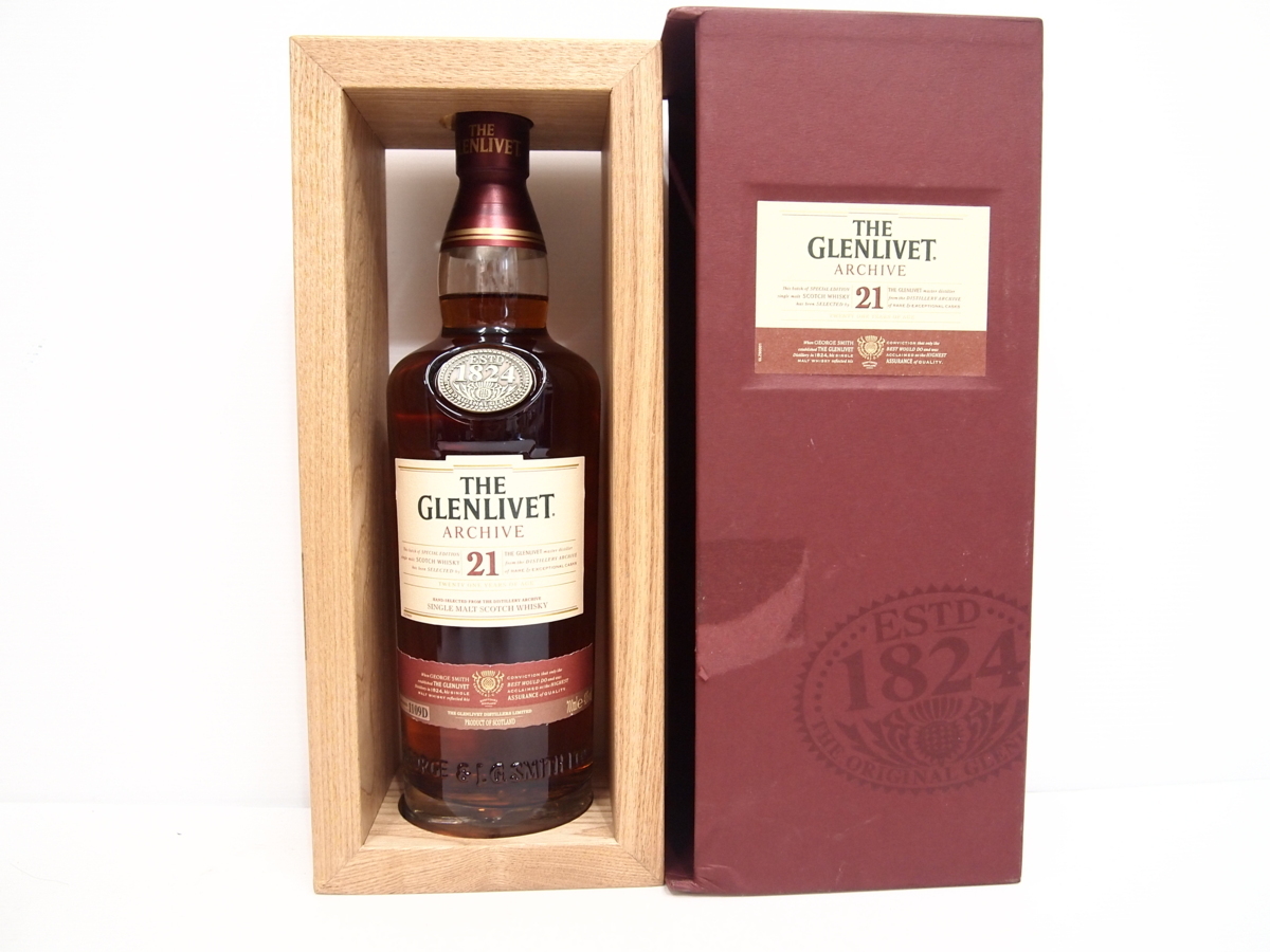 激安大特価，最新作 THE GLENLIVET ARCHIVE 21 グレンリベット アーカイブ 21年 スコッチ ウイスキー 古酒 未開栓 700ml 43％ L3946HD2(スコッチ)｜売買されたオークション情報、yahooの商品情報をアーカイブ公開 - オークファ スコッチ