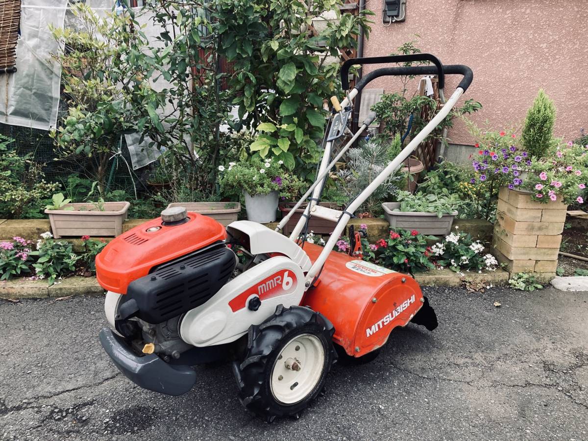 k*d様 三菱 管理機　MMR66　正転　逆転　耕運機 6馬力 動作確認済み❗️ 耕運機 逆転 6馬力 MMR6 MMR66 正転 管理機・耕運機 管理機 正転逆転