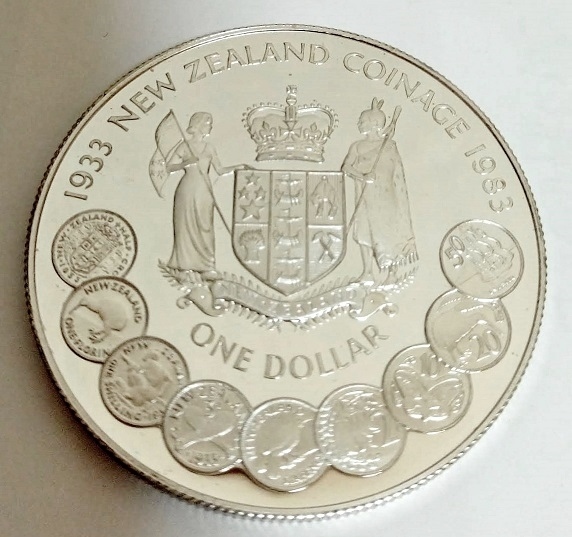 【希少】1983年 ニュージーランド 記念硬貨 貨幣制度50周年記念 ニュージーランド 1983年 貨幣鋳造50周年 - Yahoo!オークション 0 の