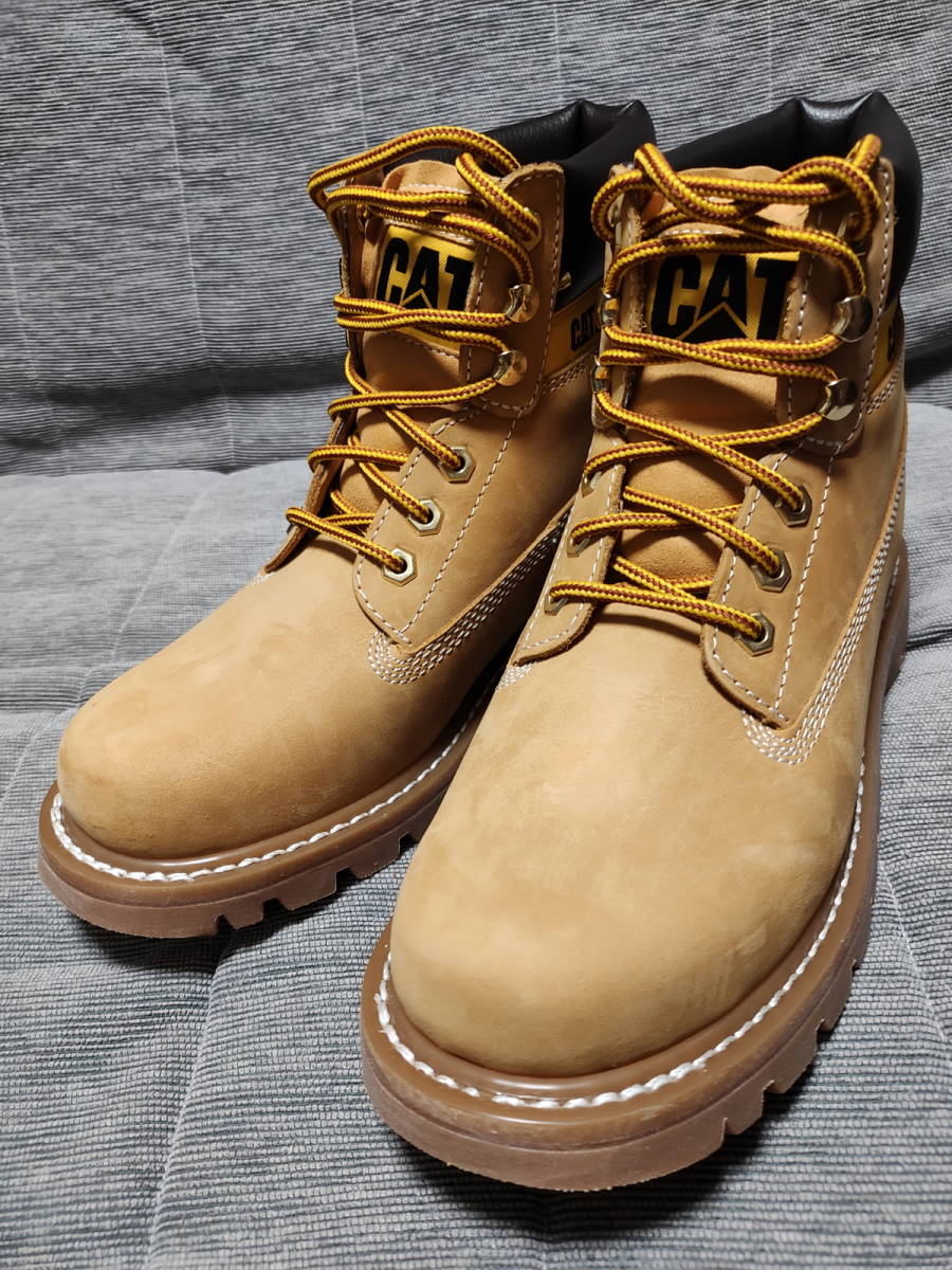 【未使用・美品】Caterpillar CATブーツ PWC-44100-940 COLORADO UKサイズ7 キャタピラー