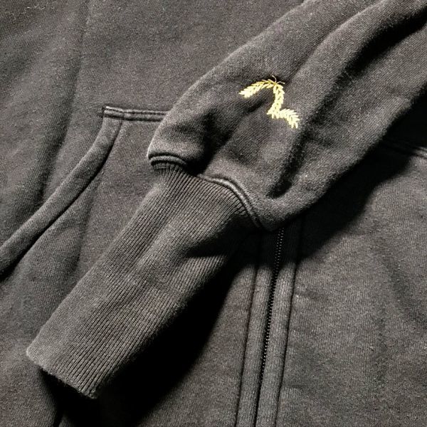 希少 エヴィス EVISU 背面 カモメ ペイント スウェット パーカー