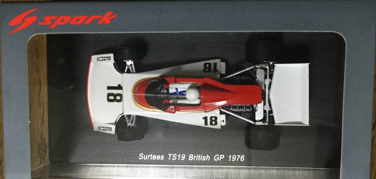 スパーク1/43 サーティースTS19 イギリスGP 1976 B ランガー 1⁄43