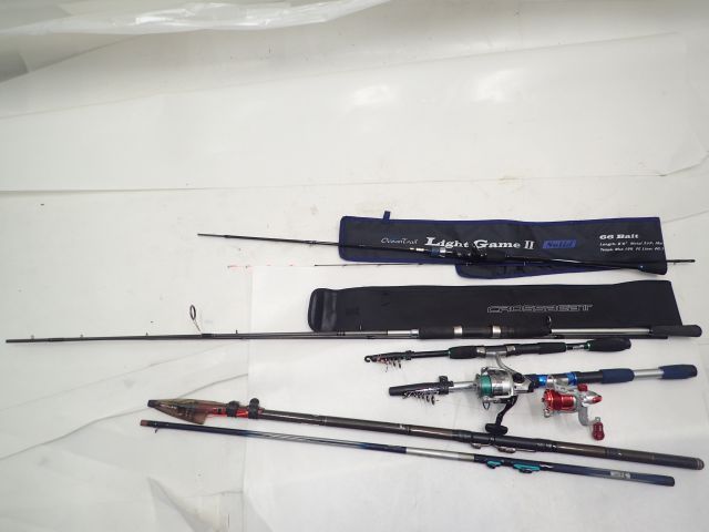 大人気，お買い得 海釣り用ロッド 7本 リール2個 がま磯MarkII / Daiwa CROSSBEAT / Daiwa SEA POWER / Fuji クロダイ / Ocean Trail 66Bait など &cap; 5CD97-2(その他)｜売買されたオークション情報、yahooの商品情報をアーカイブ公開 - 船竿