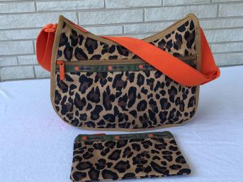 豊富な，新品 レスポートサック LeSportsac 7520 CLASSIC HOBO クラシックホーボー MUVEIL ミュベール コラボ 最新作 ブラウン/オレンジ(ショルダーバッグ)｜売買されたオークション情報、yahooの商品情報をアーカイ かばん、バッグ