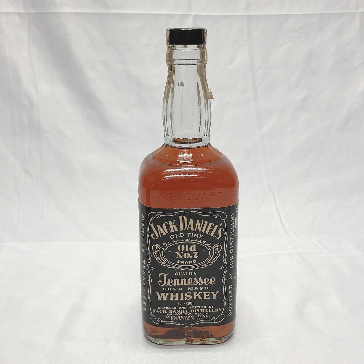 未開栓 ウイスキー 4本セット　サントリー エクセレンス/ジャックダニエル　No.7 4/5 QUART/tullamore dew/ジョニーウォーカー　01-0820 ジャックダニエル ウイスキー 40度 レプリカボトル オールドタイム 黒帯ネックラベル
