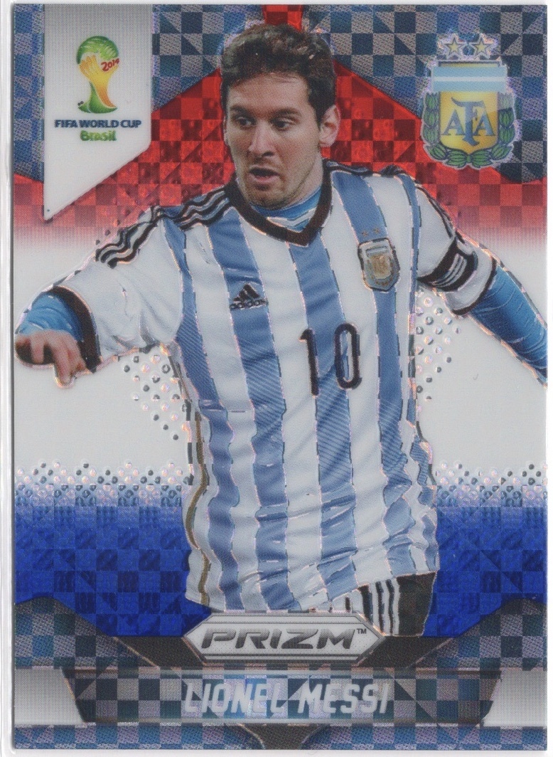 World Panini Cup Prizm 0 Soccer BGS Messi Info 9.5 Lionel | Box
