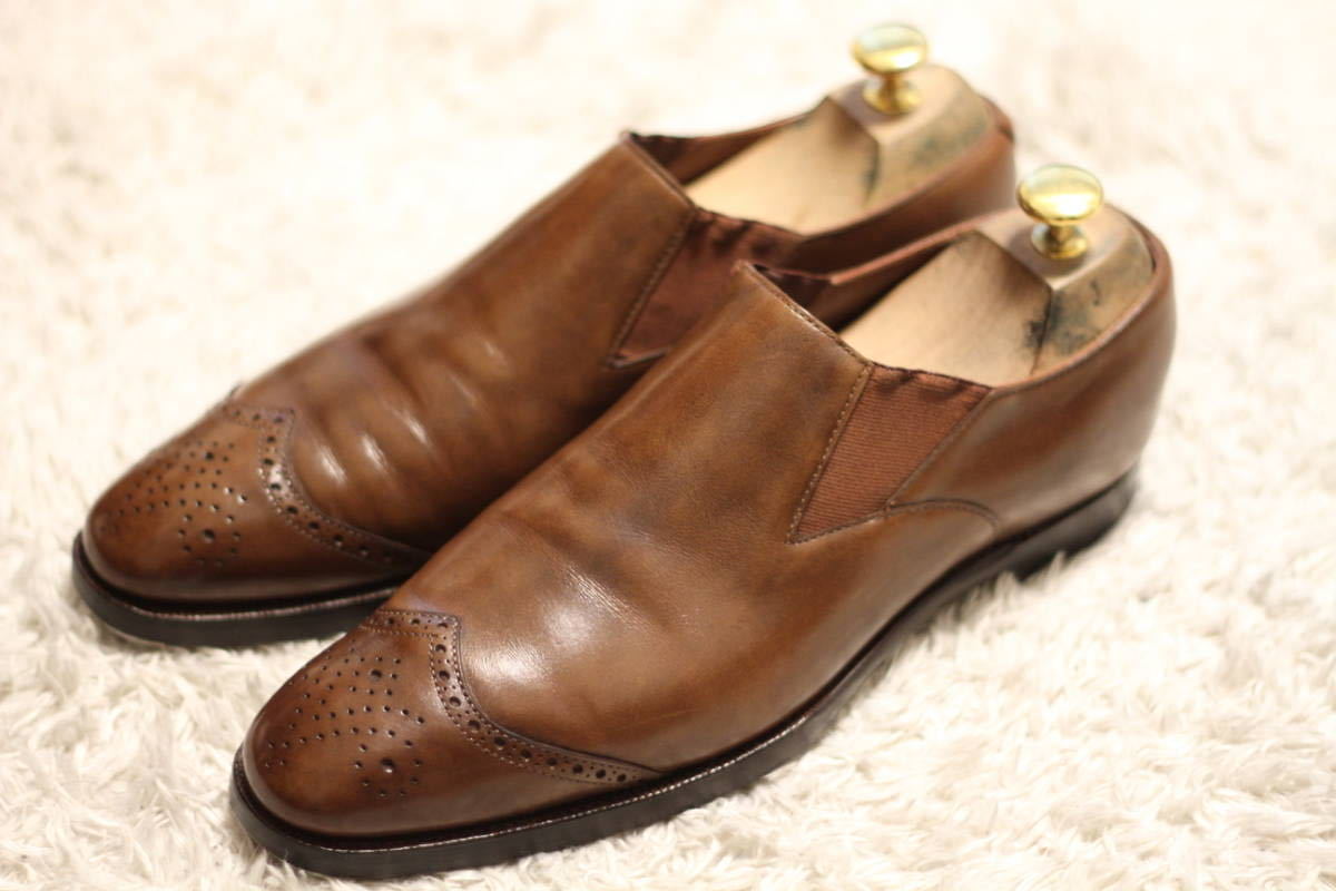 レア】Crockett & Jones サイドエラスティックシューズ 6.5D