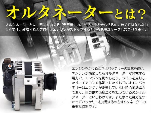 ノア ヴォクシー オルタネーター AZR60G 対応 トヨタ AZR65G イプサム